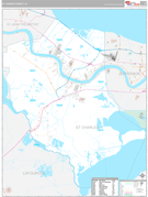 St. Charles Parish (County), LA Digital Map Premium Style